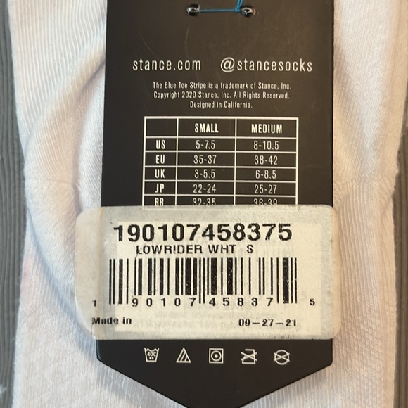 STANCE WOMEN’S ICON CASUAL QUARTER HEIGHT SOCKS IN WHITE NWT - Picture 3 of 3